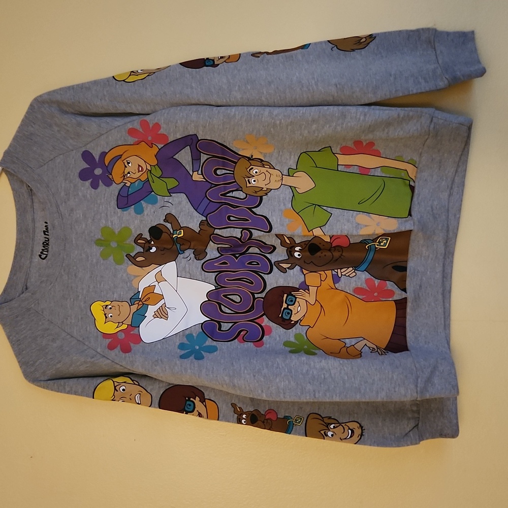 Scooby-Doo & Gang size small grey sweatshirt
